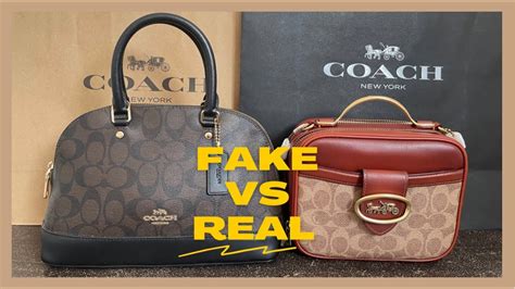 coach bags real vs fake|knockoff coach purses with wallets.